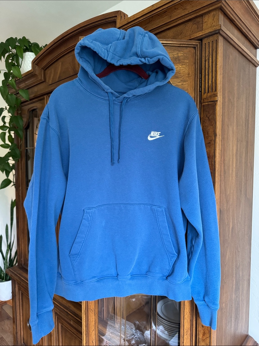 Nike Blue Men's Club Pullover Hoodie